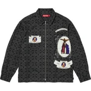 Supreme Devotion Flannel Zip Up Shirt