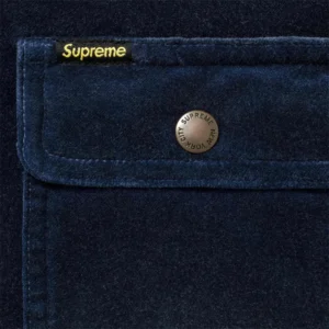 Areena Design <p>Shop the <strong>Supreme Navy Quilted Lined Hooded Velvet Snap Shirt</strong>, a standout snap shirt designed with comfortable lined construction and soft velvet-inspired finish. Ideal for streetwear rotations, seasonal layering, and collectors looking for a bold branded statement.</p> Supreme Quilted Lined Hooded Navy Velvet Snap Shirt