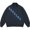 Areena Design <p>Shop the <strong>Supreme Slant Appliqué White Half Zip Pullover</strong>, a standout half-zip pullover designed with sporty half-zip styling and signature appliqué detailing. Ideal for streetwear rotations, seasonal layering, and collectors looking for a bold branded statement.</p> Supreme Slant Appliqué Navy Half Zip Pullover