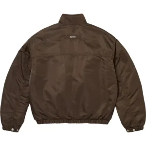 Areena Design <p>Shop the <strong>Supreme Stand Collar Brown Lined Nylon Jacket</strong>, a standout jacket designed with lightweight nylon construction and comfortable lined construction. Ideal for streetwear rotations, seasonal layering, and collectors looking for a bold branded statement.</p> Supreme Stand Collar Lined Brown Nylon Jacket