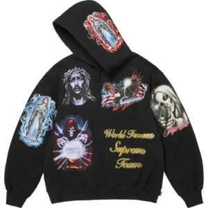 Areena Design <p>Shop the <strong>Supreme Stickers Black Hooded Sweatshirt</strong>, a standout hooded sweatshirt designed with graphic streetwear detailing. Ideal for streetwear rotations, seasonal layering, and collectors looking for a bold branded statement.</p> Men's Supreme Stickers Black Hooded Sweatshirt