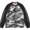 Areena Design <p>Shop the <strong>Supreme Wildlife Hardwood Camo Raglan Long Sleeves Top</strong>, a standout raglan long-sleeve top designed with distinctive camouflage styling. Ideal for streetwear rotations, seasonal layering, and collectors looking for a bold branded statement.</p> Supreme Wildlife Snow Camo Raglan Long Sleeves Top