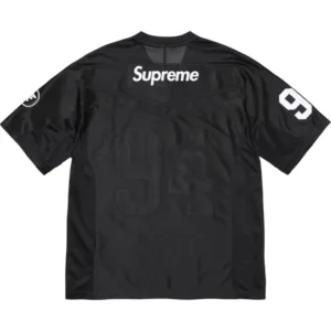 Areena Design <p>Shop the <strong>Supreme x Nike Black Football Jersey</strong>, a standout football jersey designed with sport-inspired jersey styling. Ideal for streetwear rotations, seasonal layering, and collectors looking for a bold branded statement.</p> Supreme x Nike Football Black Jersey