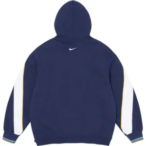 Areena Design <p>Shop the <strong>Supreme x Nike Navy Hooded Sweatshirt</strong>, a standout hooded sweatshirt designed with comfortable everyday layering. Ideal for streetwear rotations, seasonal layering, and collectors looking for a bold branded statement.</p> Navy Supreme x Nike Hooded Sweatshirt