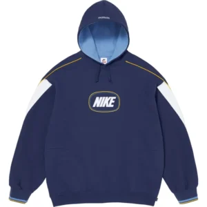 Supreme x Nike Navy Hooded Sweatshirt