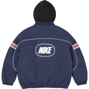 Areena Design <p>Shop the <strong>Supreme x Nike Nylon Navy Hooded Jacket</strong>, a standout hooded jacket designed with lightweight nylon construction. Ideal for streetwear rotations, seasonal layering, and collectors looking for a bold branded statement.</p> Supreme x Nike Navy Nylon Hooded Jacket