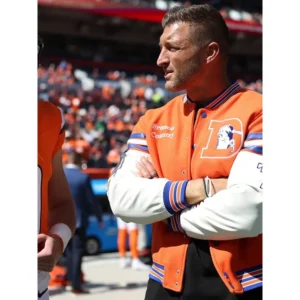 Areena Design <p>Shop the Tim Tebow 2026 Denver Broncos Varsity Jacket, a statement varsity jacket inspired by iconic sports culture. With its recognizable team-focused identity, it is ideal for game-day outfits, casual layering, and collectible fanwear. Add this varsity jacket to your wardrobe for a bold blend of athletic heritage and street style.</p> Tim Tebow 2026 Denver Broncos Varsity Jacket <p>Shop the Tim Tebow 2026 Denver Broncos Varsity Jacket, a statement varsity jacket inspired by iconic sports culture. With its recognizable team-focused identity, it is ideal for game-day outfits, casual layering, and collectible fanwear. Add this varsity jacket to your wardrobe for a bold blend of athletic heritage and street style.</p>