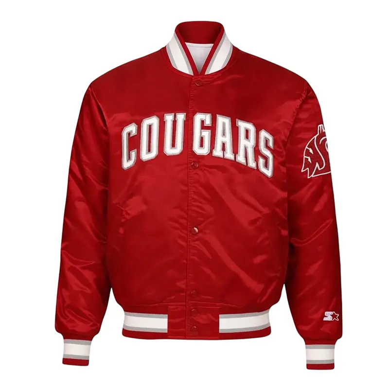 Washington State Cougars 80’s Jacket Washington State Cougars 80’s Jacket <p>Elevate your wardrobe with the <strong>Washington State Cougars 80’s Jacket</strong>, a standout jacket designed for fans of modern streetwear and statement fashion. Featuring distinctive statement styling, it offers a versatile look for casual outfits, game-day style, concerts, and everyday wear. Shop the Washington State Cougars 80’s Jacket online in the USA for a bold, trend-focused addition to your collection.</p>