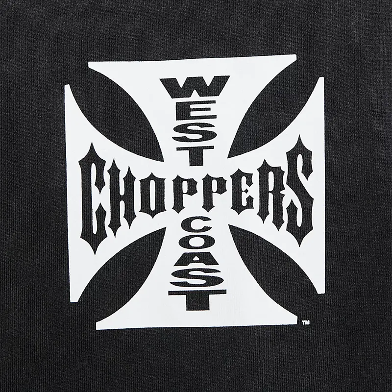 West Coast Choppers Flat Logo Black Wash T-Shirt 3 West Coast Choppers T-shirt <p>Bring classic moto and garage-inspired attitude to your wardrobe with the West Coast Choppers T-shirt. Its bold graphic identity makes it an easy statement piece with denim, boots, or casual streetwear layers. Shop the West Coast Choppers T-shirt online for everyday outfits, biker-inspired styling, and a rugged graphic tee look.</p>