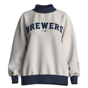 Women's Milwaukee Brewers Fanatics Cream Sweatshirt