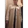 Areena Design Only Murders in the Building S04 Selena Gomez Pleated Coat
