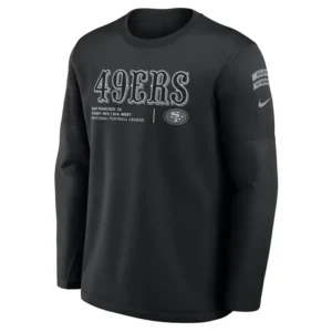 Areena Design <p>Show your team pride in the Black Fleece 49ers 2026 Salute to Service Crewneck Sweatshirt with comfortable everyday style, versatile layering, and a confident fan-fo</p> Unisex 49ers 2026 Salute to Service Black Crewneck Sweatshirt