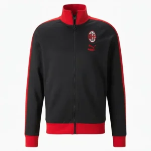 AC Milan Heritage T7 Raglan Black Track Jacket