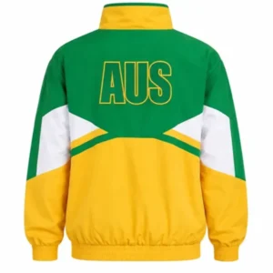 Areena Design <p>Shop the <strong>AFLW Ellie McKenzie Track Jacket</strong>, crafted from premium cotton fabric in a stylish green color. This jacket offers a comfortable fit, durable construction, and a standout look for casual wear, streetwear, fan outfits, and everyday styling.</p><ul><li><strong>Material:</strong> Cotton</li><li><strong>Color:</strong> Green</li><li><strong>Style:</strong> Comfortable, versatile, and easy to layer</li></ul> Men's AFLW Ellie McKenzie Track Jacket