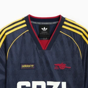 Areena Design <p>Discover the Adidas Originals SPZL x Arsenal F.C. Men's Jersey T-Shirt, a football-inspired jersey T-shirt blending Adidas Originals styling with club heritage. Ideal for casual outfits, match-day looks, and retro sportswear collections, this piece delivers a distinctive fan-focused aesthetic. Shop it for an easy way to bring football culture into everyday style.</p> Adidas Originals SPZL x Arsenal F.C. Men's Jersey T-Shirt <p>Discover the Adidas Originals SPZL x Arsenal F.C. Men's Jersey T-Shirt, a football-inspired jersey T-shirt blending Adidas Originals styling with club heritage. Ideal for casual outfits, match-day looks, and retro sportswear collections, this piece delivers a distinctive fan-focused aesthetic. Shop it for an easy way to bring football culture into everyday style.</p>
