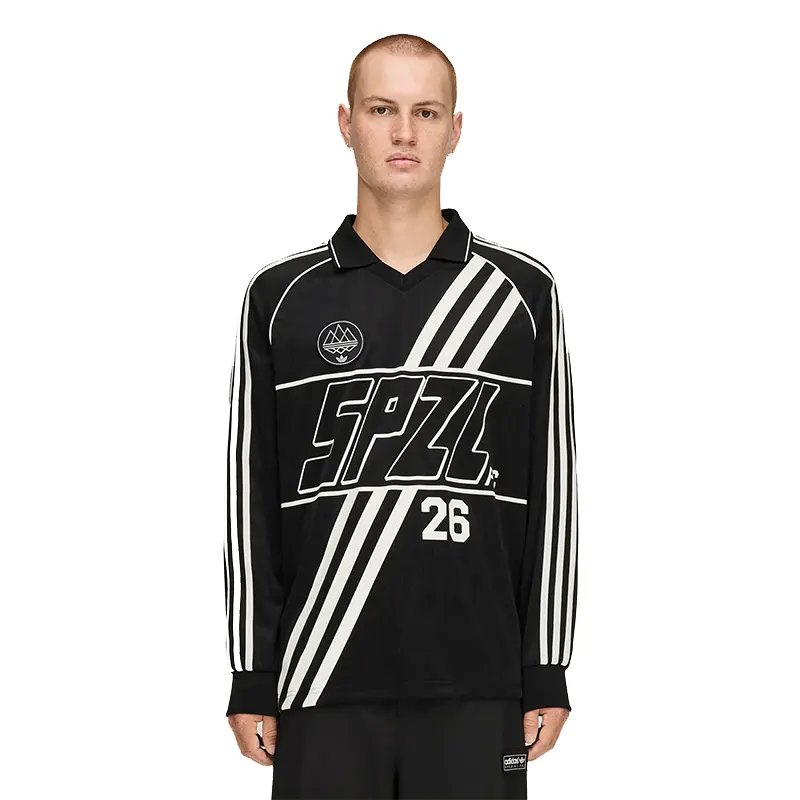 Adidas SPZL F.C. Long Sleeve Jersey 7 Adidas SPZL F.C. Long Sleeve Jersey <p>Shop the Adidas SPZL F.C. Long Sleeve Jersey, a long-sleeve Adidas SPZL football jersey with a heritage sportswear aesthetic. Ideal for casual layering, match-day outfits, and retro football-inspired style, this jersey offers a distinctive look for collectors and fans of classic Adidas design.</p>