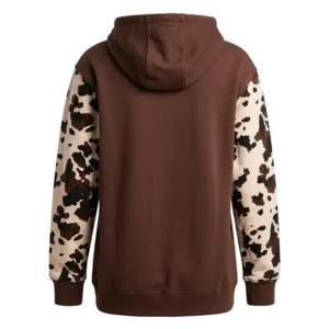 Areena Design <p>Shop the Ariat Cow Print Pullover Hoodie in Brown Fleece, made for comfortable everyday wear, easy layering, game days, travel, weekends, gifting, and versat Ariat Cow Print Pullover Hoodie
