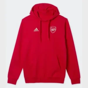 Arsenal Red Pullover Fleece Hoodie