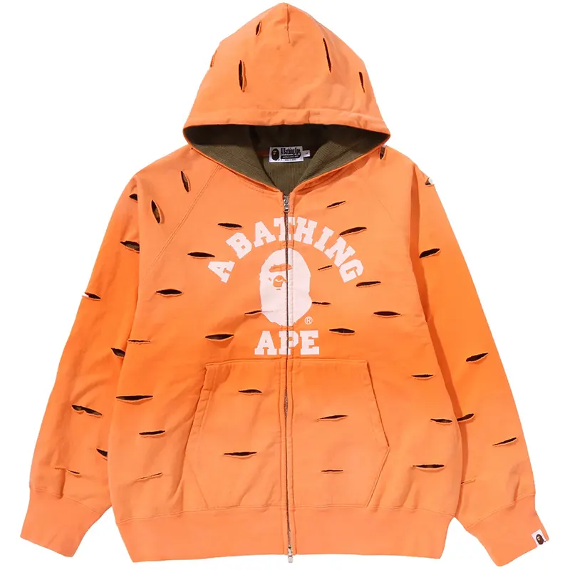 BAPE Destroy Layered Relaxed Zip Hoodie 2 BAPE Destroy Layered Relaxed Zip Hoodie <p>Shop the BAPE Destroy Layered Relaxed Zip Hoodie, a versatile zip hoodie with a bold contemporary look. Easy to style as a casual layer, it pairs naturally with streetwear, sneakers, and relaxed everyday outfits. Add the BAPE Destroy Layered Relaxed Zip Hoodie to your rotation for distinctive branded style and effortless layering.</p>