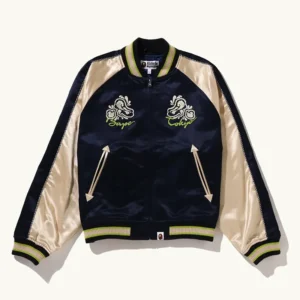 BAPE Paisley Pattern APE Head Souvenir Jacket