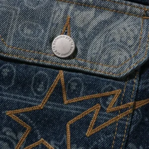 Areena Design <p>Shop the BAPE Paisley Pattern Denim Trucker Jacket, a team-inspired denim jacket that combines classic casual outerwear with distinctive 49ers heritage styling. Ideal for game days, streetwear looks, and everyday layering, it offers a bold way to showcase fan identity while keeping your outfit versatile and easy to style.</p> BAPE Paisley Pattern Denim Trucker Jacket <p>Shop the BAPE Paisley Pattern Denim Trucker Jacket, a team-inspired denim jacket that combines classic casual outerwear with distinctive 49ers heritage styling. Ideal for game days, streetwear looks, and everyday layering, it offers a bold way to showcase fan identity while keeping your outfit versatile and easy to style.</p>