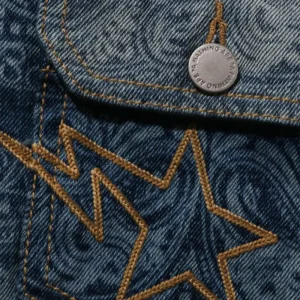 Areena Design <p>Shop the BAPE Paisley Pattern Denim Trucker Jacket, a team-inspired denim jacket that combines classic casual outerwear with distinctive 49ers heritage styling. Ideal for game days, streetwear looks, and everyday layering, it offers a bold way to showcase fan identity while keeping your outfit versatile and easy to style.</p> BAPE Paisley Pattern Denim Trucker Jacket <p>Shop the BAPE Paisley Pattern Denim Trucker Jacket, a team-inspired denim jacket that combines classic casual outerwear with distinctive 49ers heritage styling. Ideal for game days, streetwear looks, and everyday layering, it offers a bold way to showcase fan identity while keeping your outfit versatile and easy to style.</p>