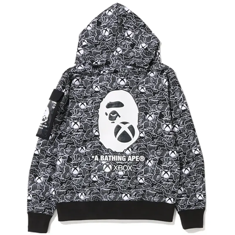 BAPE X Xbox Camo Full Zip Hoodie 2 BAPE X Xbox Camo Full Zip Hoodie <p>Explore the BAPE X Xbox Camo Full Zip Hoodie, a statement full-zip hoodie with bold streetwear appeal. The recognizable design makes it ideal for layering with casual outfits, sneaker looks, and everyday urban style. Shop the BAPE X Xbox Camo Full Zip Hoodie for a distinctive addition to any BAPE-inspired wardrobe.</p>