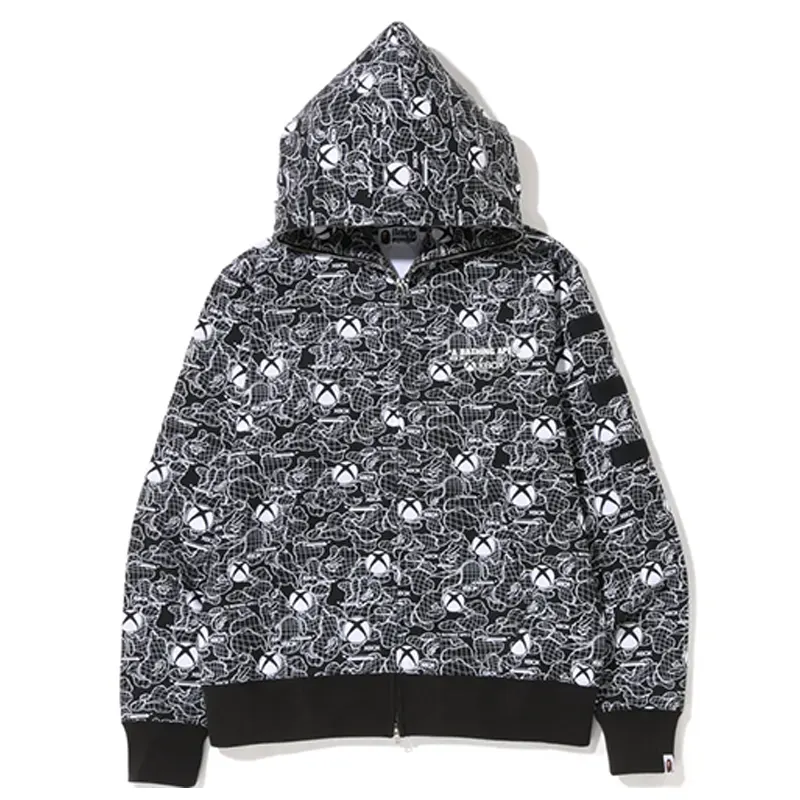BAPE X Xbox Camo Full Zip Hoodie 3 BAPE X Xbox Camo Full Zip Hoodie <p>Explore the BAPE X Xbox Camo Full Zip Hoodie, a statement full-zip hoodie with bold streetwear appeal. The recognizable design makes it ideal for layering with casual outfits, sneaker looks, and everyday urban style. Shop the BAPE X Xbox Camo Full Zip Hoodie for a distinctive addition to any BAPE-inspired wardrobe.</p>