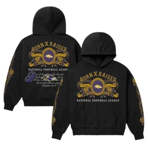 Baltimore Ravens Born x Raised Crest Hoodie