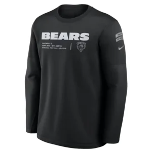 Areena Design <p>Show your team pride in the Black Fleece Bears 2026 Salute to Service Crewneck Sweatshirt with comfortable everyday style, versatile layering, and a confident fan-fo</p> Bears 2026 Salute to Service Fleece Black Crewneck Sweatshirt