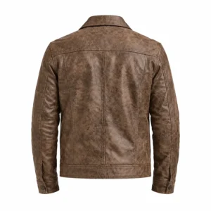 Areena Design <p>Shop the Ben Glenroy Trucker Leather Jacket in Brown Leather, made for comfortable everyday wear, easy layering, game days, travel, weekends, gifting, and ve Ben Glenroy Trucker Leather Jacket