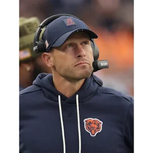 Ben Johnson Chicago Bears Sideline Hoodie