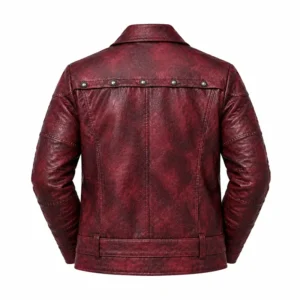 Areena Design <p>Shop the Billy Idol American Idol Burgundy Jacket in Burgundy Leather, made for comfortable everyday wear, easy layering, game days, travel, weekends, gifti Billy Idol American Idol Burgundy Jacket