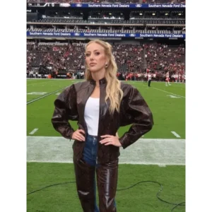 Brittany Mahomes Snake Print Jacket