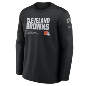 Areena Design <p>Show your team pride in the Black Fleece Browns 2026 Salute to Service Crewneck Sweatshirt with comfortable everyday style, versatile layering, and a confident fan-f</p> Unisex Browns 2026 Salute to Service Black Crewneck Sweatshirt