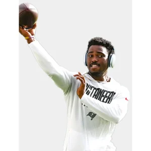 Buccaneers Preseason 2026 Jalon Daniels Sideline Hooded T-Shirt