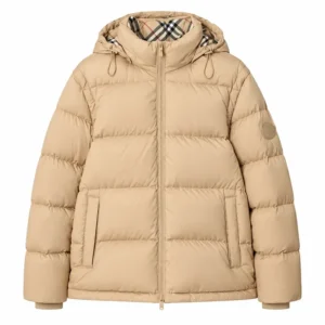 Burberry Beige Puffer Jacket