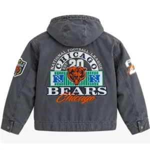 Areena Design <p>Show your sports-inspired style with the <strong>Chicago Bears Hooded Bomber Jacket</strong>. This bomber jacket combines a bold team-focused look with versatile everyday appeal, making it ideal for game-day outfits, casual wear, and fan collections.</p> Chicago Bears Hooded Bomber Jacket <p>Show your sports-inspired style with the <strong>Chicago Bears Hooded Bomber Jacket</strong>. This bomber jacket combines a bold team-focused look with versatile everyday appeal, making it ideal for game-day outfits, casual wear, and fan collections.</p>
