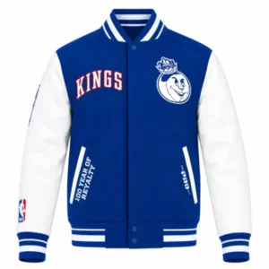 City Edition Chenille Blue Varsity Jacket
