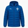 Areena Design <p>Shop the Savannah Steyn Blue Leather Jacket in Blue Cotton, made for comfortable everyday wear, easy layering, game days, travel, weekends, gifting, and ver Cristiano Ronaldo Portugal Puffer Jacket