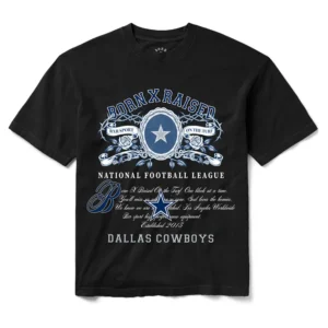Dallas Cowboys Born x Raised Unisex Crest T-Shirt