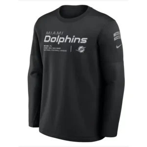 Areena Design <p>Show your team pride in the Black Fleece Dolphins 2026 Salute to Service Crewneck Sweatshirt with comfortable everyday style, versatile layering, and a confident fan</p> Unisex Dolphins 2026 Salute to Service Black Crewneck Sweatshirt