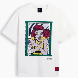 Gap x Lichtenstein Whitney Girl in Window Graphic T-Shirt