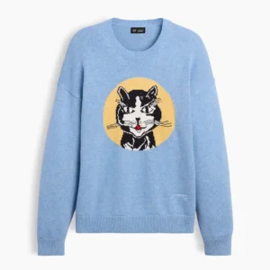 Gap x Lichtenstein Whitney Laughing Cat Sweater