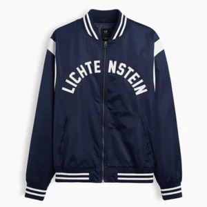 Gap x Lichtenstein Whitney Standing Explosion Varsity Jacket