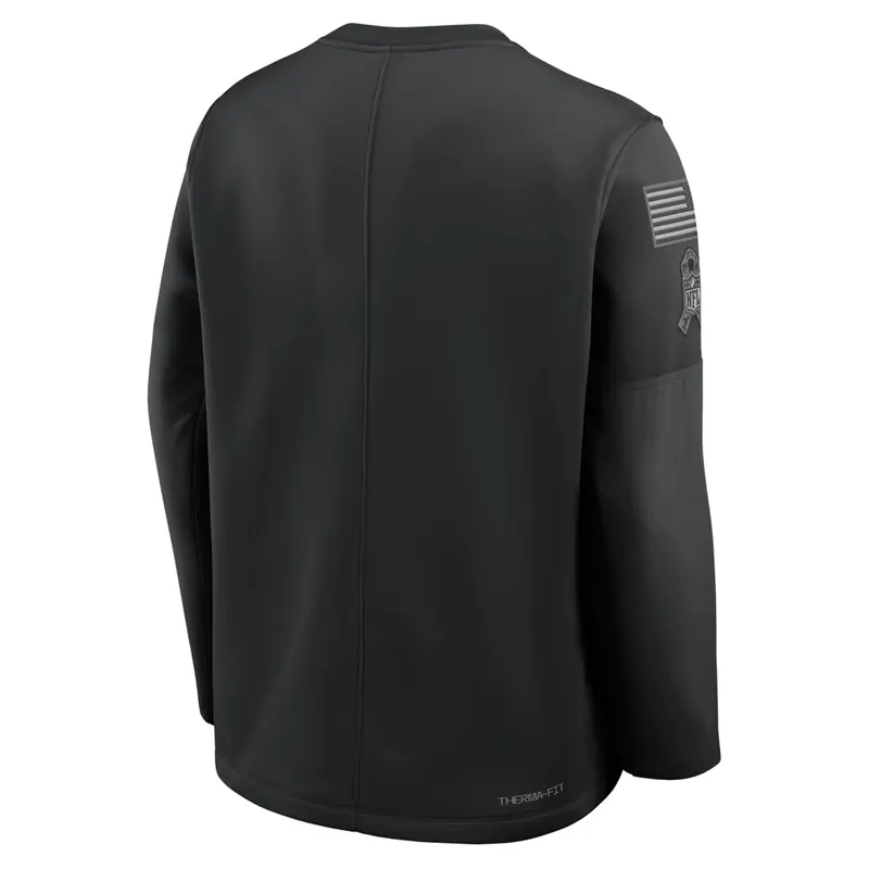 Giants 2026 Salute to Service Crewneck Sweatshirt Unisex Giants 2026 Salute to Service Black Fleece Crewneck Sweatshirt