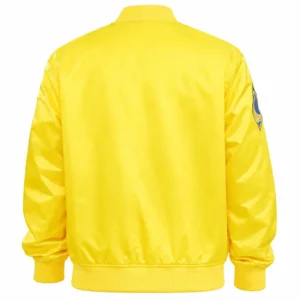 Areena Design <p>Shop the <strong>Golden State Warriors Wordmark Yellow Jacket</strong>, crafted from premium satin fabric in a stylish yellow color. This jacket offers a comfortable fit, durable construction, and a standout look for casual wear, streetwear, fan outfits, and everyday styling.</p><ul><li><strong>Material:</strong> Satin</li><li><strong>Color:</strong> Yellow</li><li><strong>Style:</strong> Comfortable, versatile, and easy to layer</li></ul> Men's Golden State Warriors Wordmark Yellow Jacket