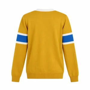 Areena Design <p>Shop the Halloween The Game Jennifer Aarons Jacket in Yellow Fleece, made for comfortable everyday wear, easy layering, game days, travel, weekends, gifting, Halloween The Game Jennifer Aarons Jacket