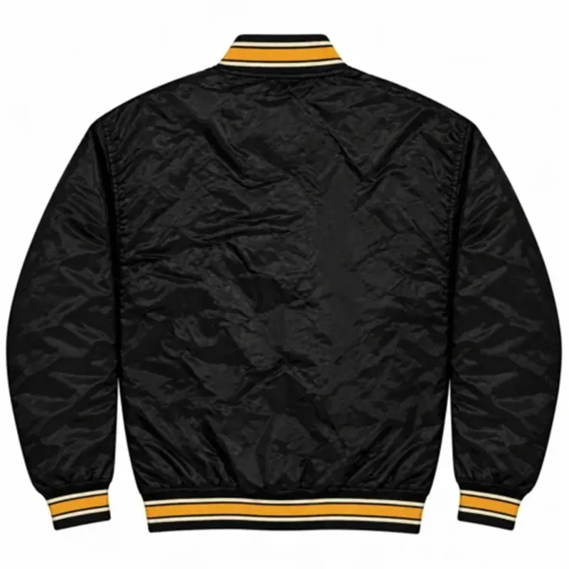 Houston Astros Black and Gold Varsity Jacket 3 Men's Houston Astros Black and Gold Varsity Jacket