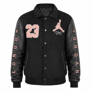 Jordan London Black Varsity Jacket